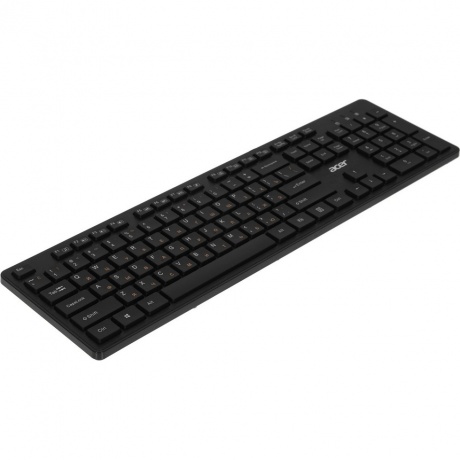 Клавиатура Acer OKW122 черный USB (ZL.KBDEE.00C) - фото 2