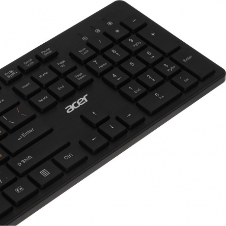 Клавиатура Acer OKW122 черный USB (ZL.KBDEE.00C) - фото 4