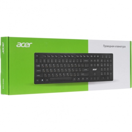 Клавиатура Acer OKW122 черный USB (ZL.KBDEE.00C) - фото 6