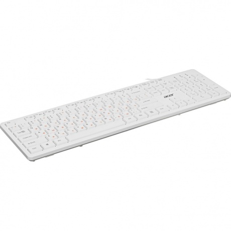 Клавиатура Acer OKW123 белый USB (ZL.KBDEE.00D) - фото 2
