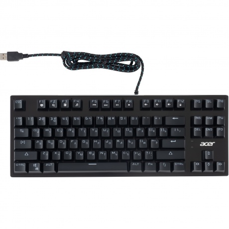 Клавиатура Acer OKW126 механическая черный - фото 8