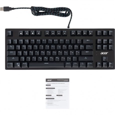 Клавиатура Acer OKW126 механическая черный - фото 9
