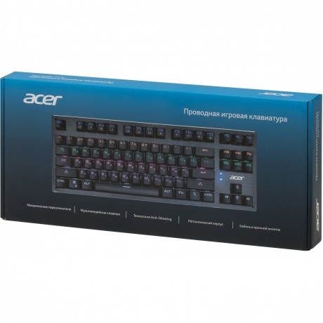 Клавиатура Acer OKW126 механическая черный - фото 10