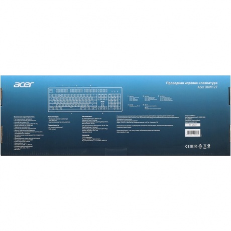 Клавиатура Acer OKW127 механическая черный - фото 14