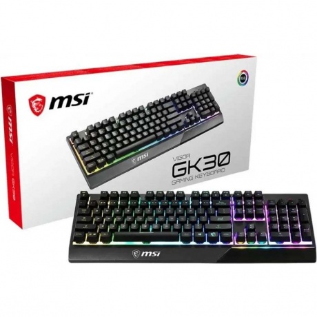 Клавиатура MSI Vigor GK30 RU черный - фото 4