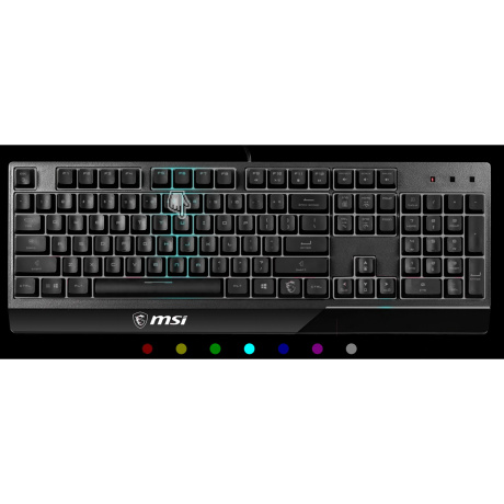 Клавиатура MSI Vigor GK30 RU черный - фото 9