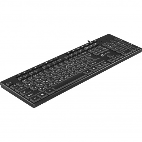 Клавиатура Oklick125M черный USB Multimedia (1678108) - фото 9