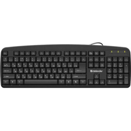 Клавиатура Defender Office HB-910 RU, черный - фото 9