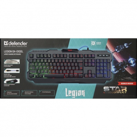 Клавиатура Defender Legion GK-010DL RU - фото 8