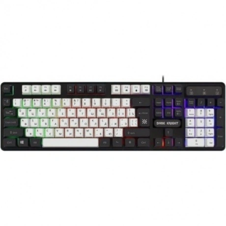 Клавиатура Defender DARK KNIGHT GK-077 WH/BL (45078)