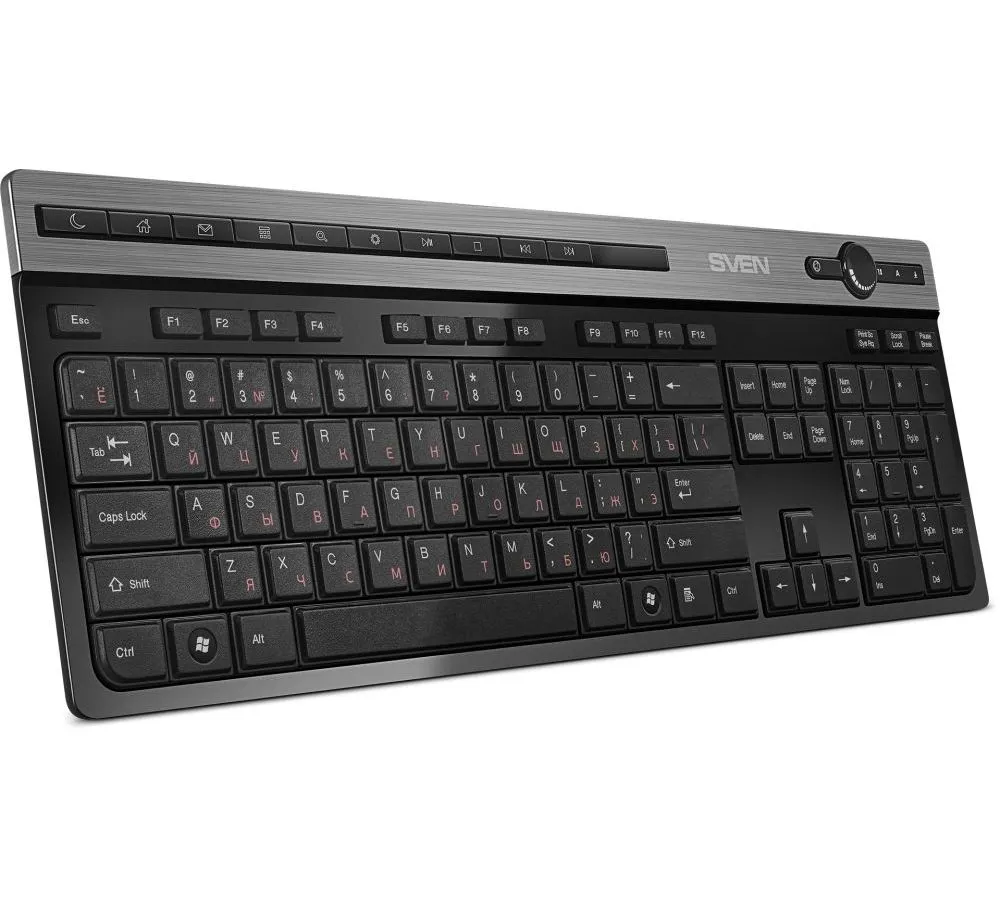 Клавиатура SVEN KB-E5500W чёрная (SV-021931) - фото 2