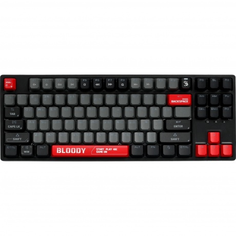 Клавиатура A4Tech Bloody S87 Energy Black-Red - фото 2