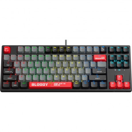 Клавиатура A4Tech Bloody S87 Energy Black-Red - фото 14