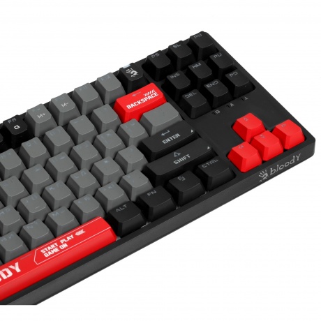 Клавиатура A4Tech Bloody S87 Energy Black-Red - фото 5