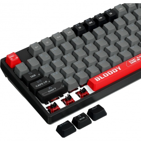 Клавиатура A4Tech Bloody S87 Energy Black-Red - фото 6