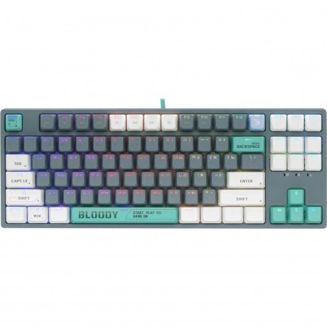 Клавиатура A4Tech Bloody S87 Energy Grey-Green