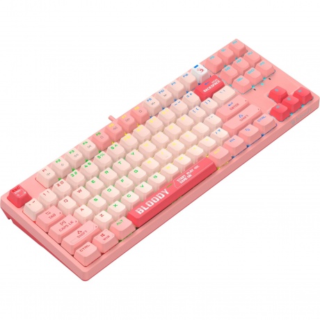 Клавиатура A4Tech Bloody S87 Energy Pink - фото 13