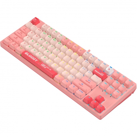 Клавиатура A4Tech Bloody S87 Energy Pink - фото 15