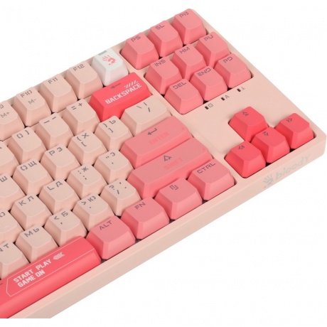 Клавиатура A4Tech Bloody S87 Energy Pink - фото 5
