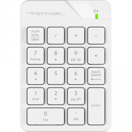 Клавиатура A4Tech Slim USB FGK21C White
