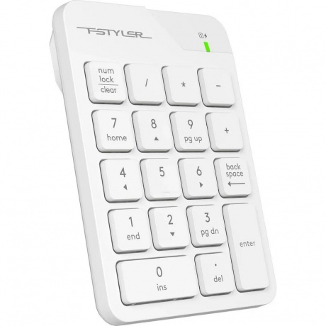 Клавиатура A4Tech Slim USB FGK21C White - фото 3