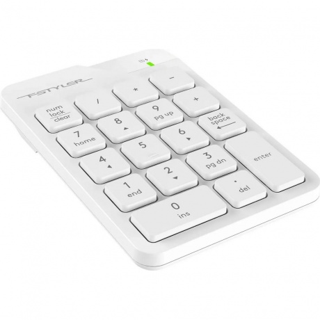 Клавиатура A4Tech Slim USB FGK21C White - фото 4