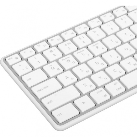 Клавиатура Acer OKR301 White-Silver ZL.KBDEE.015 - фото 4
