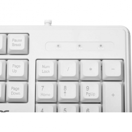 Клавиатура Acer OKW301 White ZL.KBDCC.01B - фото 6