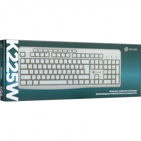 Клавиатура Oklick K225W White 1875235 - фото 8