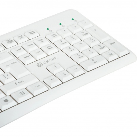 Клавиатура Oklick K225W White 1875235 - фото 9