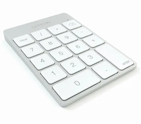 Клавиатура Satechi Slim Rechargeable Silver ST-SALKPS