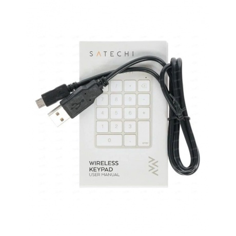 Клавиатура Satechi Slim Rechargeable Silver ST-SALKPS - фото 4