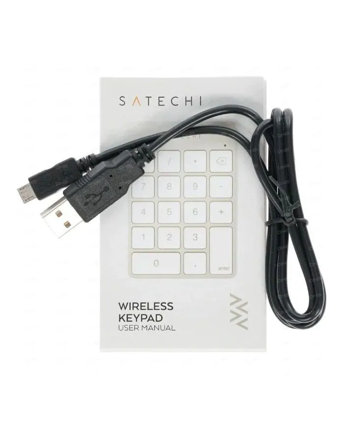 Клавиатура Satechi Slim Rechargeable Silver ST-SALKPS - фото 4