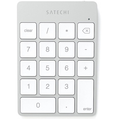 Клавиатура Satechi Slim Rechargeable Silver ST-SALKPS - фото 8