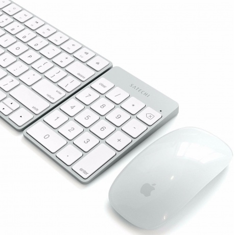 Клавиатура Satechi Slim Rechargeable Silver ST-SALKPS - фото 9