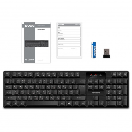 Клавиатура Sven KB-C2300W SV-021474 - фото 4