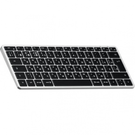 Клавиатура Satechi Slim X1 Bluetooth Keyboard-RU серебристый. - фото 3