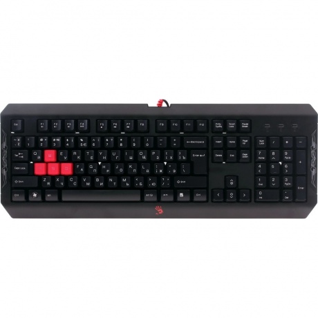 Клавиатура A4Tech Bloody Q100 черный - фото 1