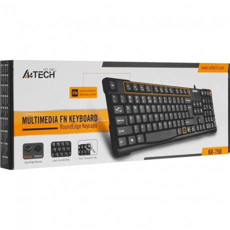Клавиатура A4Tech KR-750 черный - фото 6