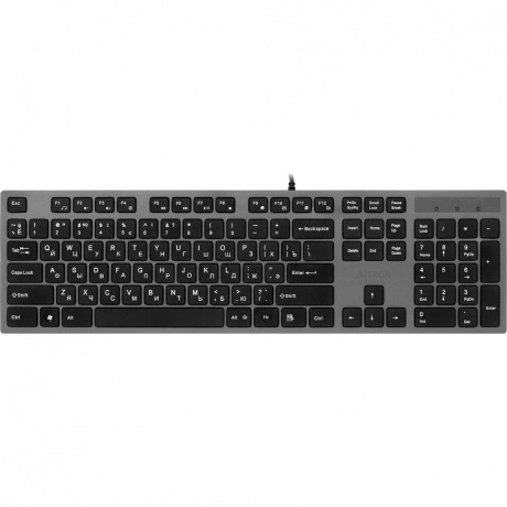 Клавиатура A4Tech KV-300H серый/черный