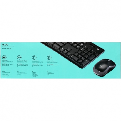Набор клавиатура+мышь Logitech MK270 Black - фото 9