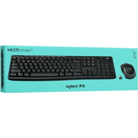 Набор клавиатура+мышь Logitech MK270 Black - фото 10