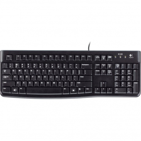 Клавиатура Logitech K120 EER черный - фото 6