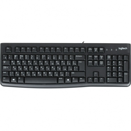 Клавиатура Logitech K120 (920-002522) черный - фото 1