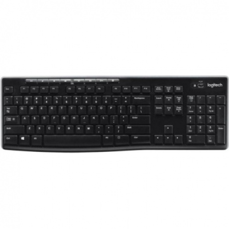 Клавиатура Logitech K270 черный/белый - фото 1