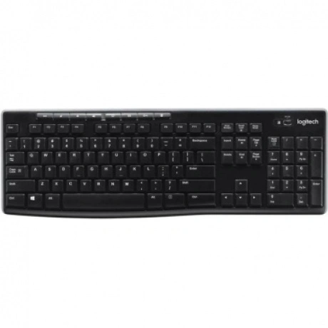 Клавиатура Logitech K270 черный/белый