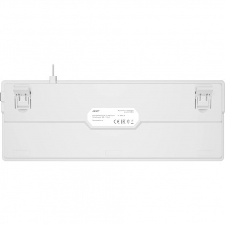 Клавиатура Acer OKW304 (ZL.KBDCC.01V) белый - фото 3