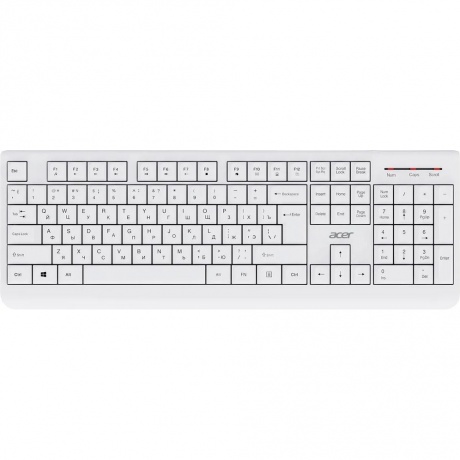 Клавиатура + мышь Acer OCC401 белый (ZL.ACCCC.017) - фото 2