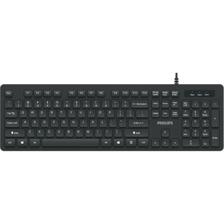 Клавиатура проводная Philips SPK6264B/60 чёрный - фото 2