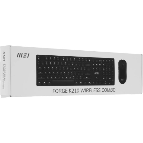 Клавиатура + мышь MSI FORGE K210 Combo Black - фото 19